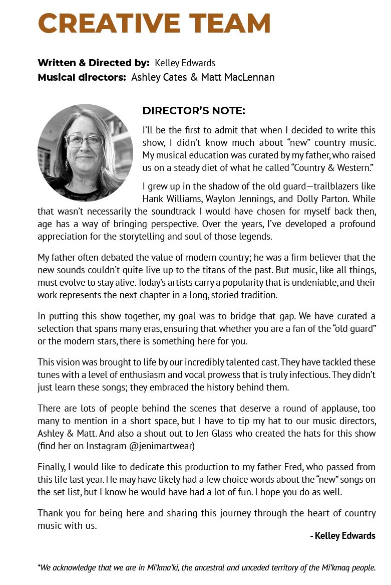 director's note